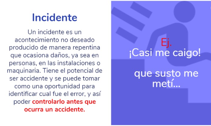 2.1 Definición incidente