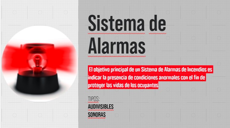 7.0 Sistema de alarmas