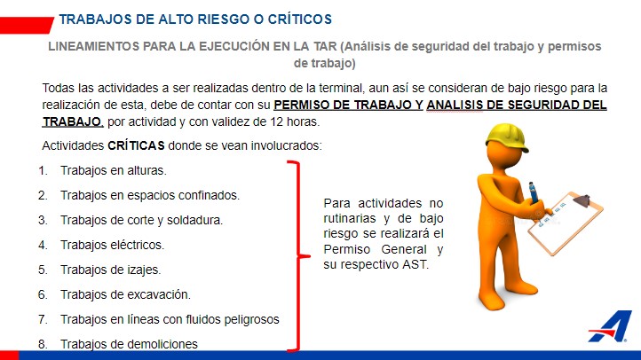 11.1 Permisos de trabajo y AST